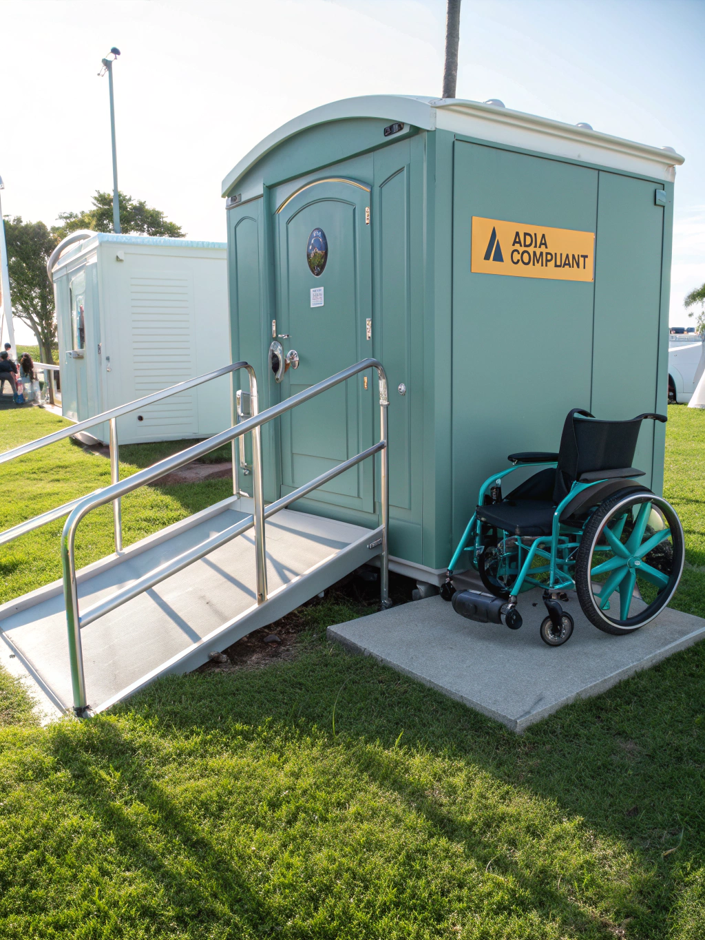 Fully equipped accessible restrooms